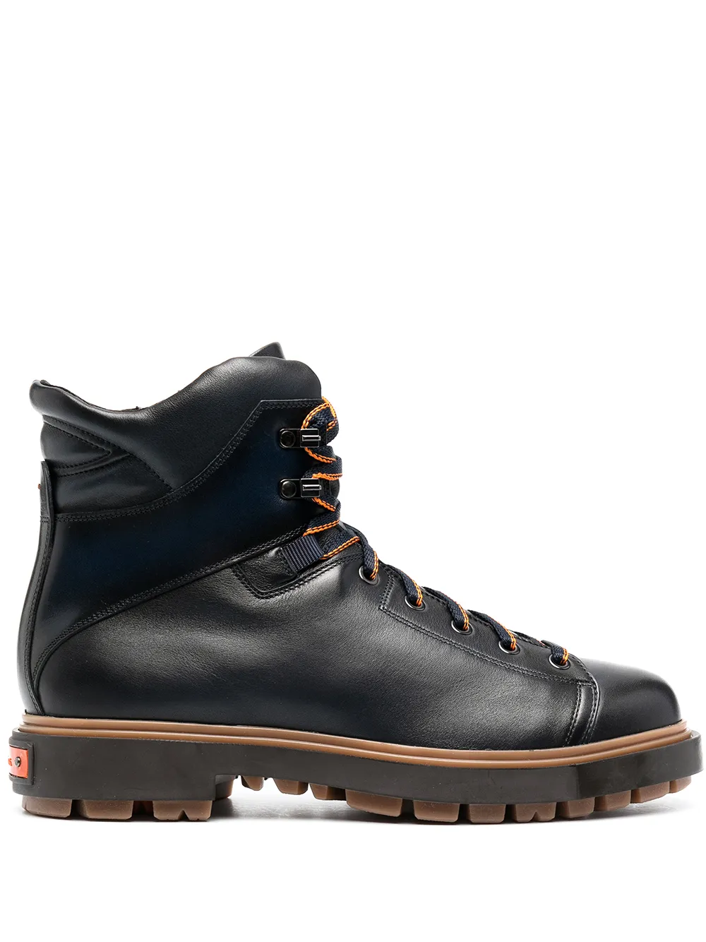 

Santoni botas de montaña con agujetas - Azul