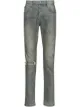 Image 1 of Purple Brand distressed-look mid-rise jeans