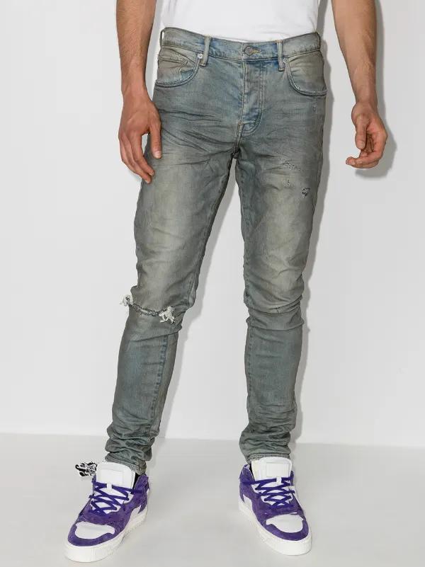 PURPLE BRAND Destroyed jeans extra slim fit