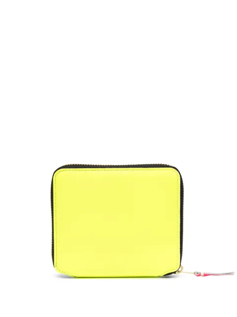 Comme Des Garçons Wallet Super Fluo zip-around wallet