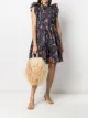 Image 2 of Ulla Johnson frill-gathered smock dress
