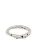 M.Cohen crystal detail ring - Silver