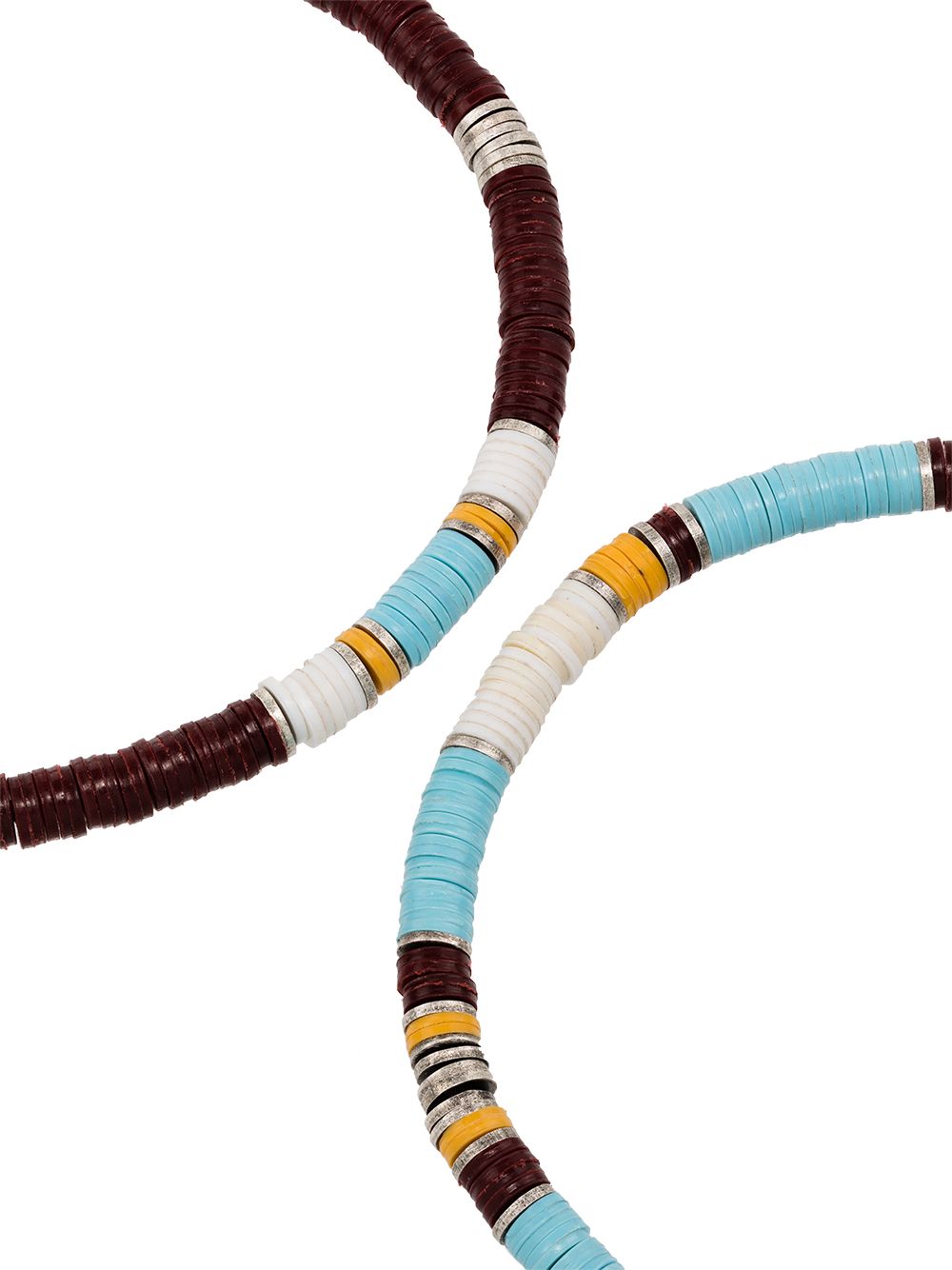 Shop M. Cohen Set Of 2 Rainbow Bracelets In White