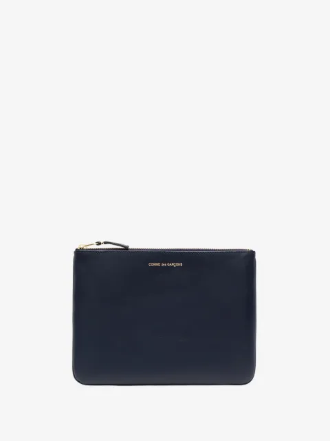 Comme Des Garçons Wallet cartera con logo y cierre