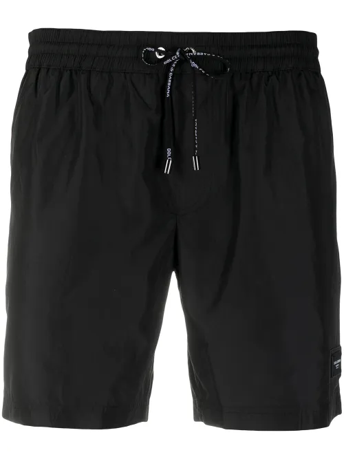 Short de bain à patch logo - Dolce & Gabbana - Modalova