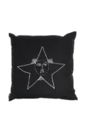 Fornasetti Solamente-print cushion - Black