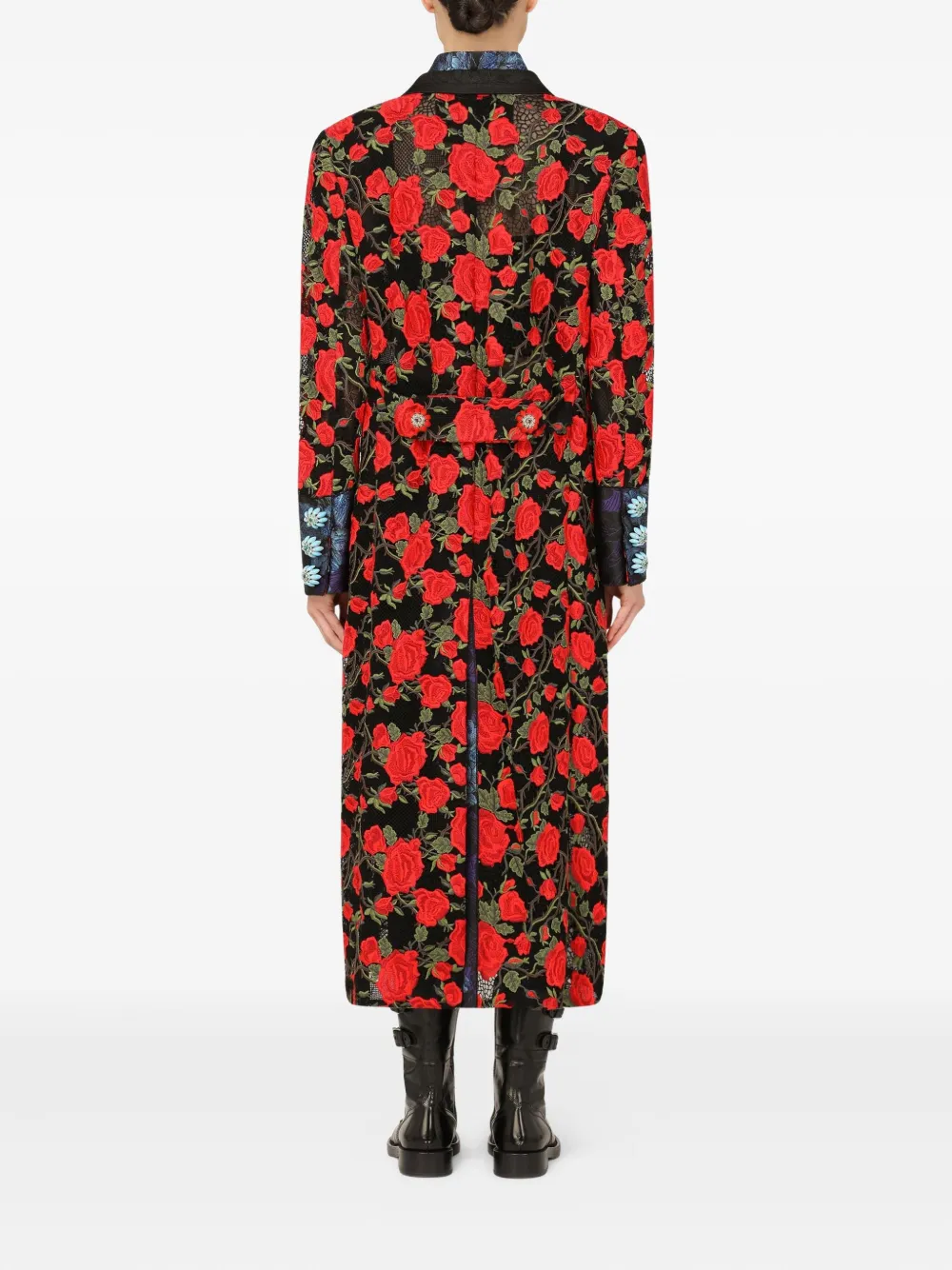 Dolce & Gabbana Vestjas met bloemjacquard Zwart