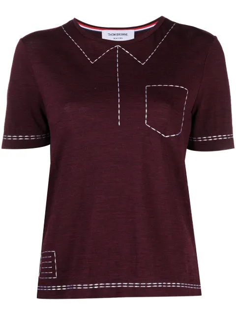 Thom Browne Trompe-l'œil short-sleeve T-shirt