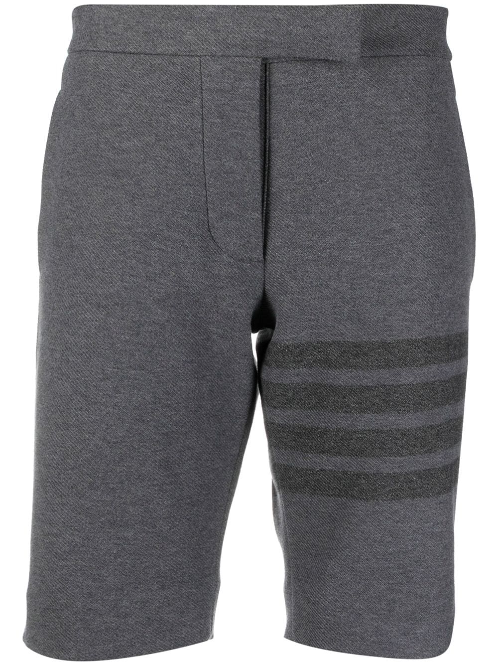 4-Bar stripe twill shorts