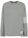 Thom Browne 4-Bar crew-neck sweatshirt - Grey