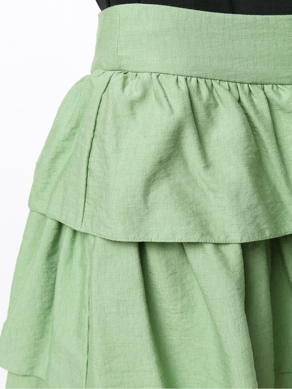 OLYMPIAH CAPE RUFFLED SKIRT 