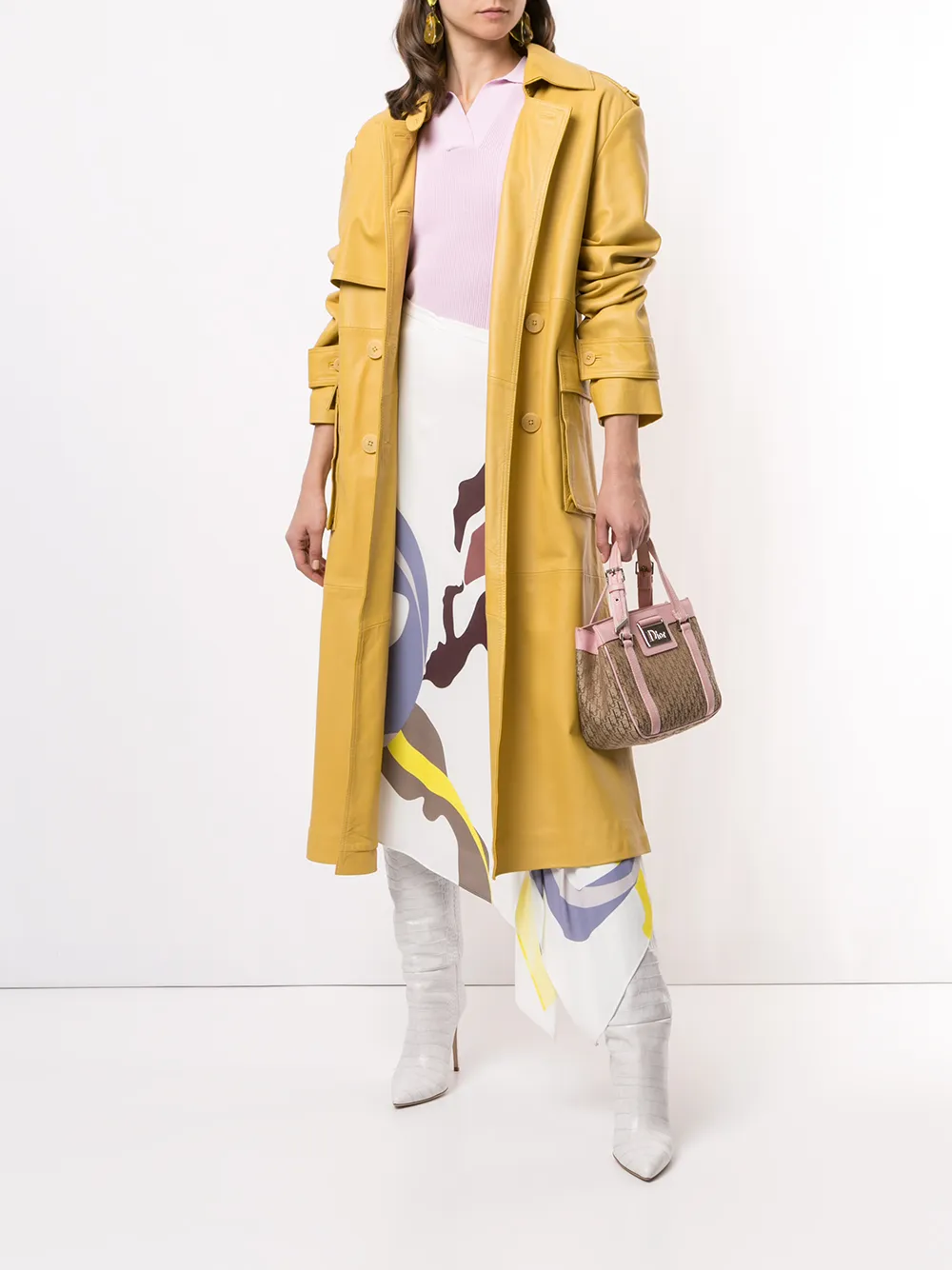 фото Christian dior сумка-тоут street chic pre-owned с узором trotter