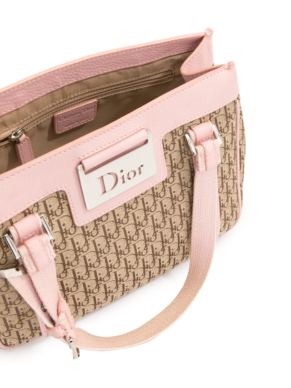 фото Christian dior сумка-тоут street chic pre-owned с узором trotter