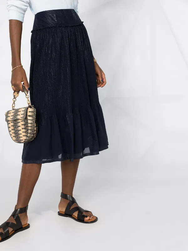 See by discount chloe midi skirt