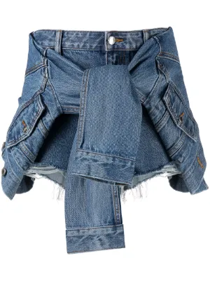 alexander wang jeans shorts