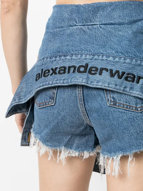 alexander wang tie shorts