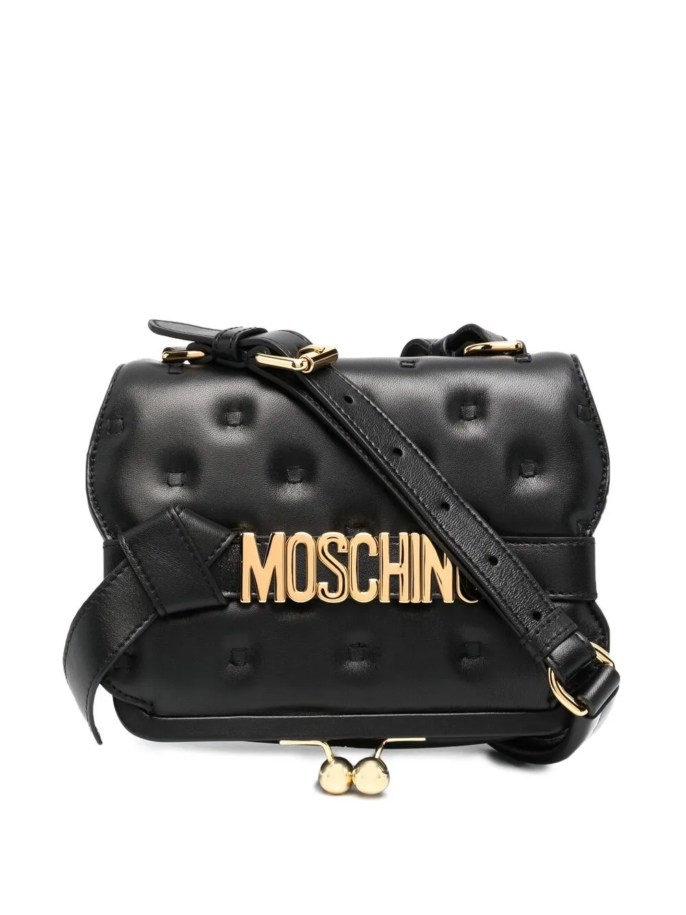 фото Moschino сумка на плечо pillow с металлическим логотипом