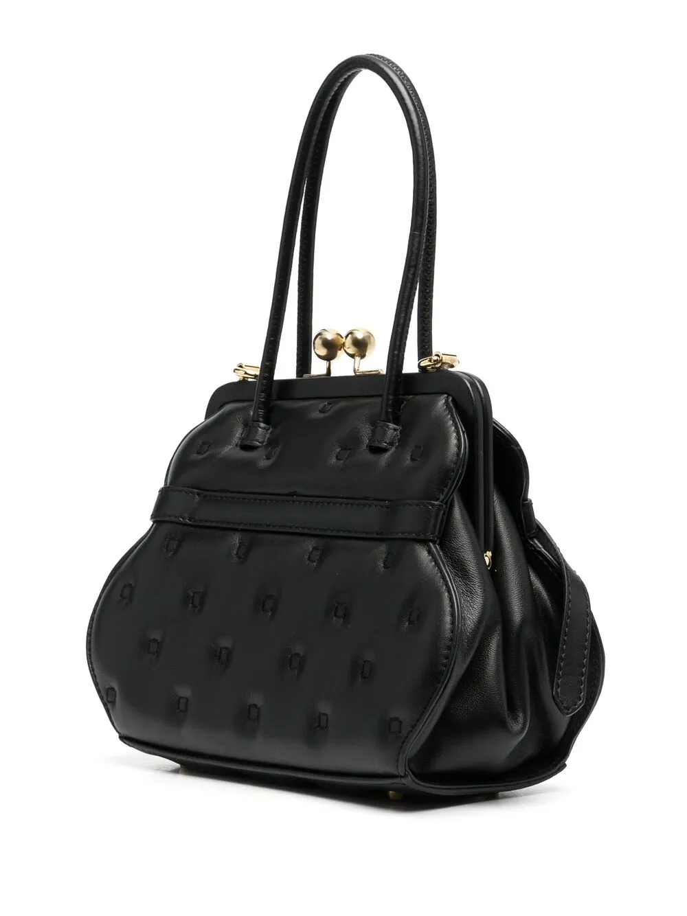 фото Moschino стеганая сумка-тоут с логотипом