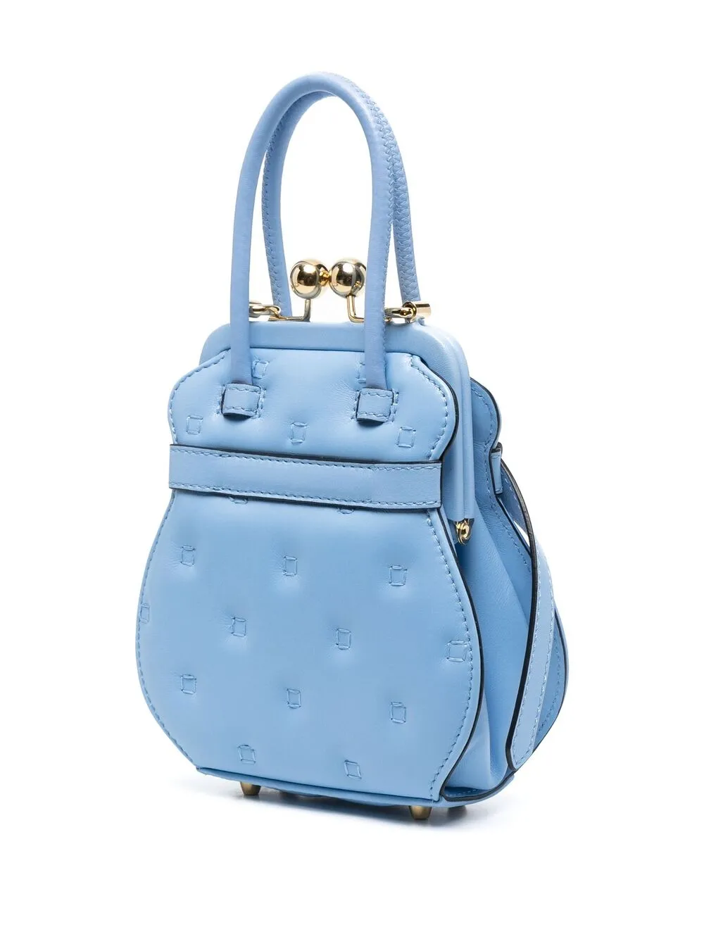 фото Moschino стеганая мини-сумка