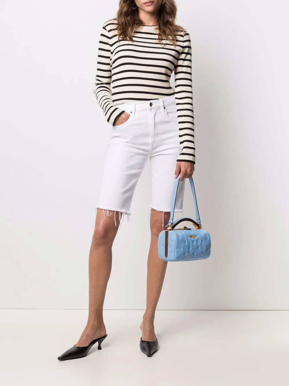 фото Moschino сумка на плечо inside out