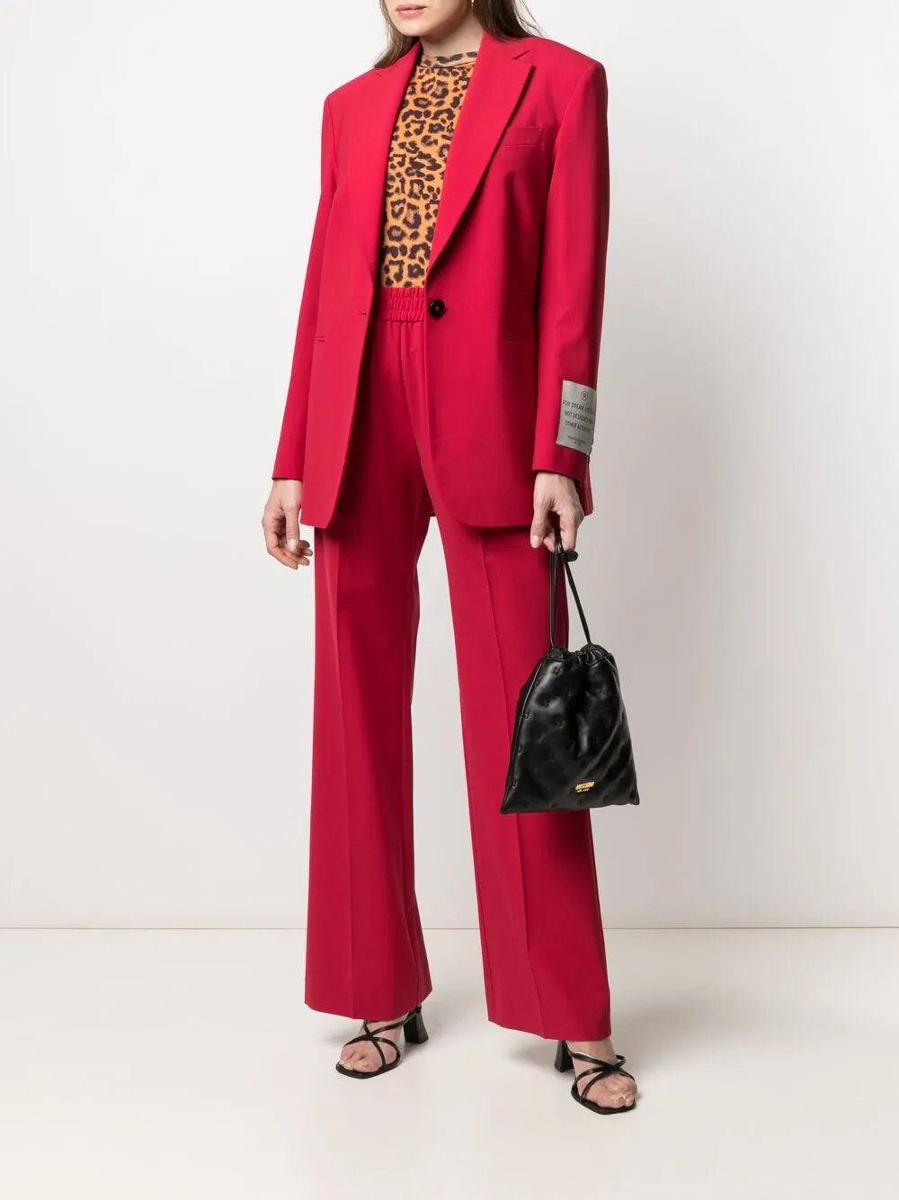 фото Moschino сумка с кулиской и логотипом