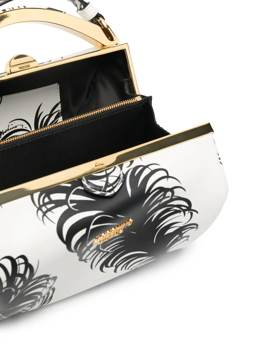 фото Moschino сумка на плечо с перьями