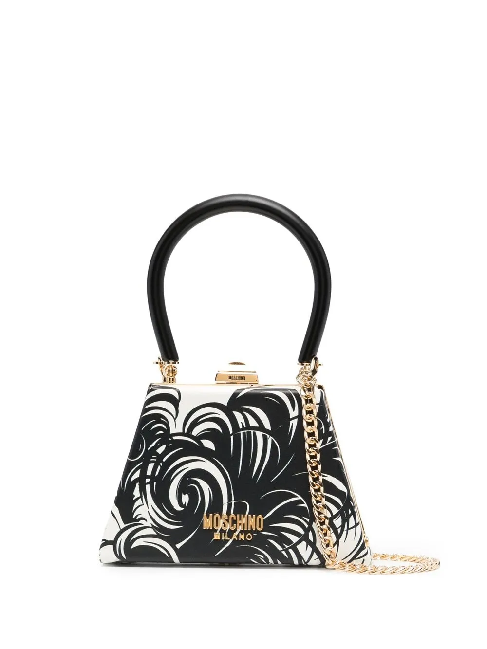 фото Moschino мини-сумка с принтом