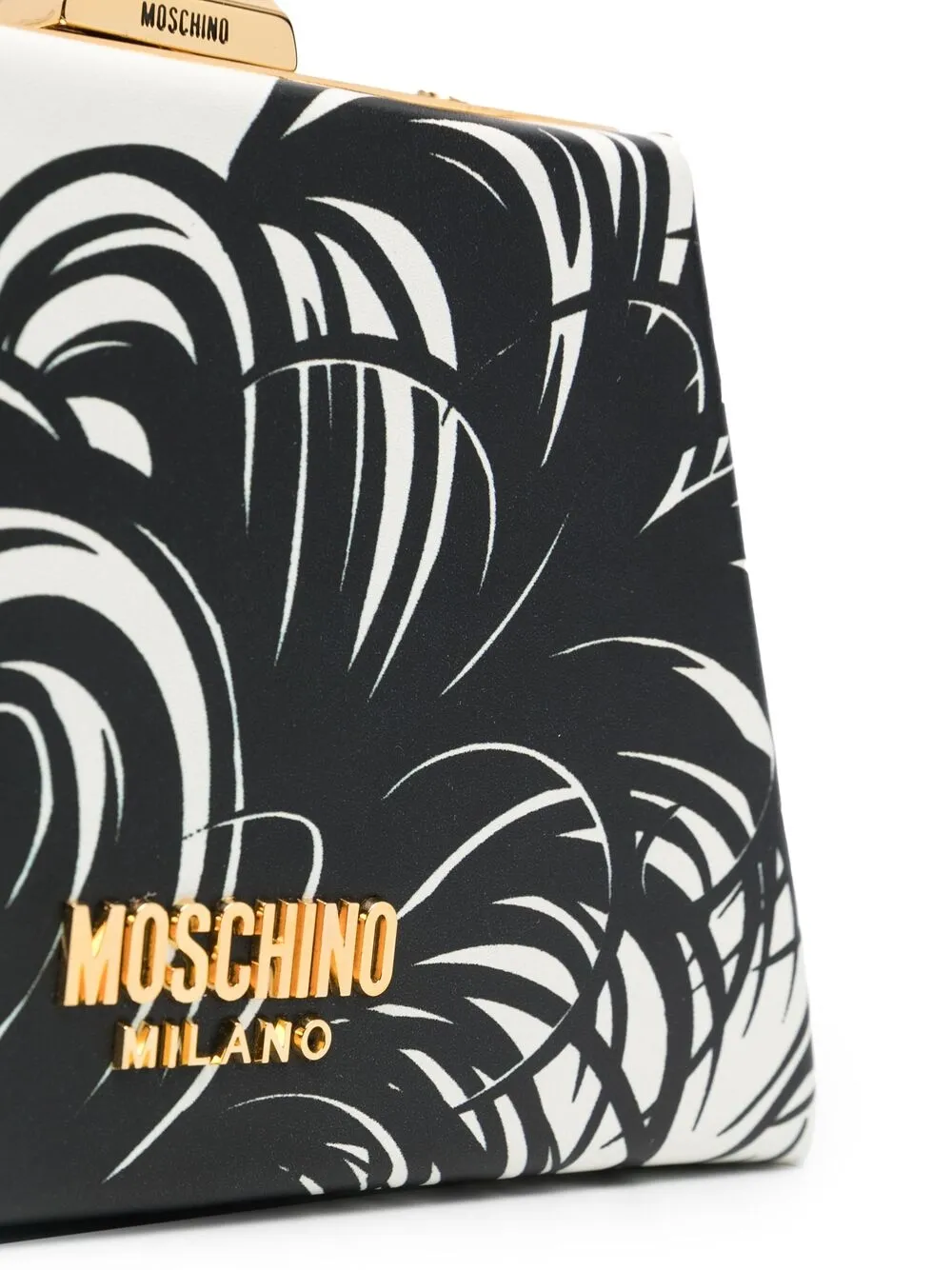 фото Moschino мини-сумка с принтом