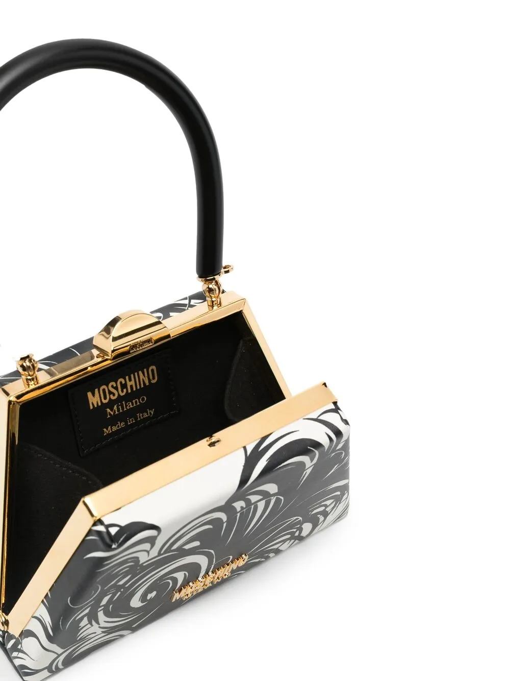фото Moschino мини-сумка с принтом