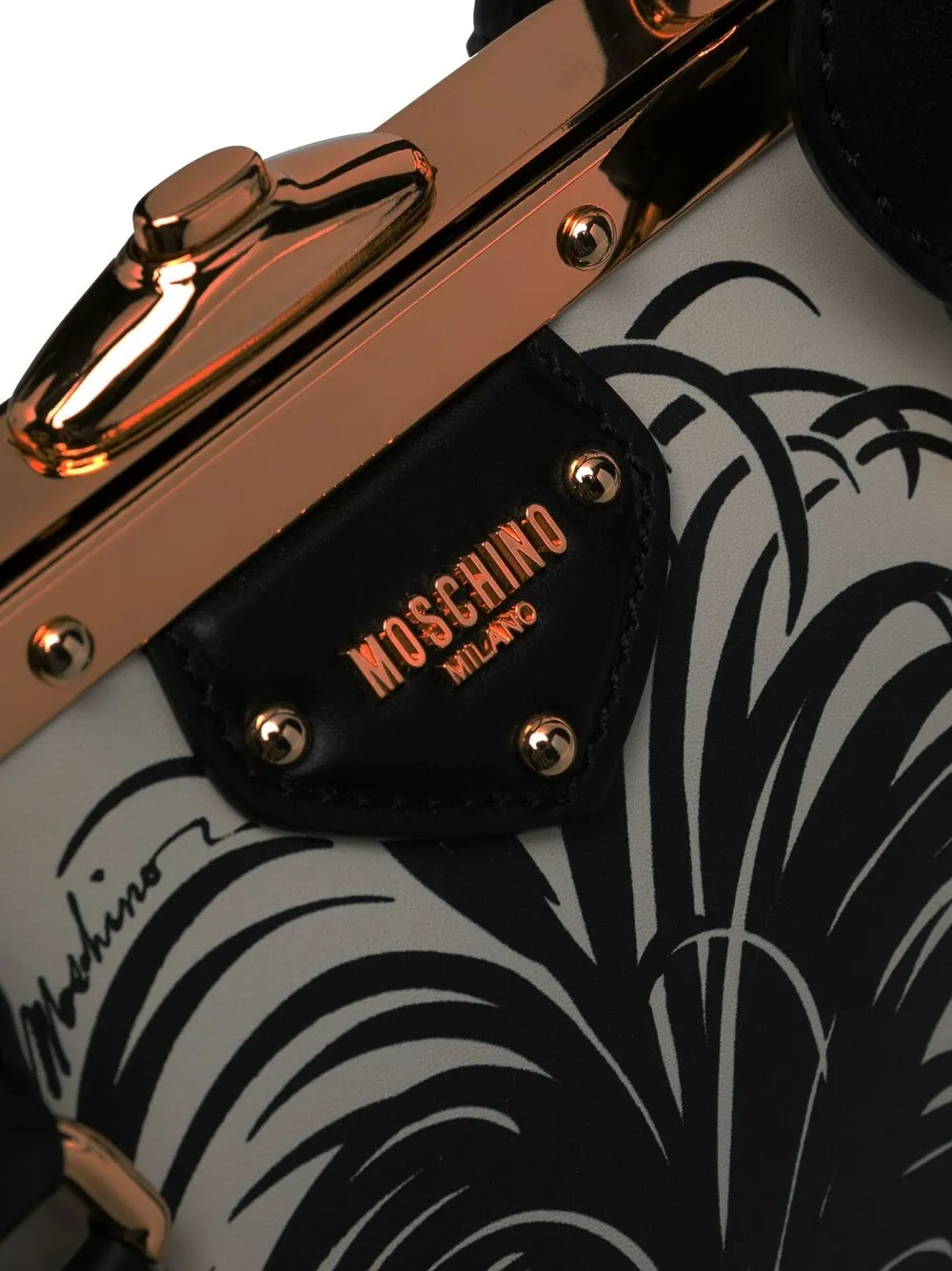 фото Moschino сумка-тоут с принтом