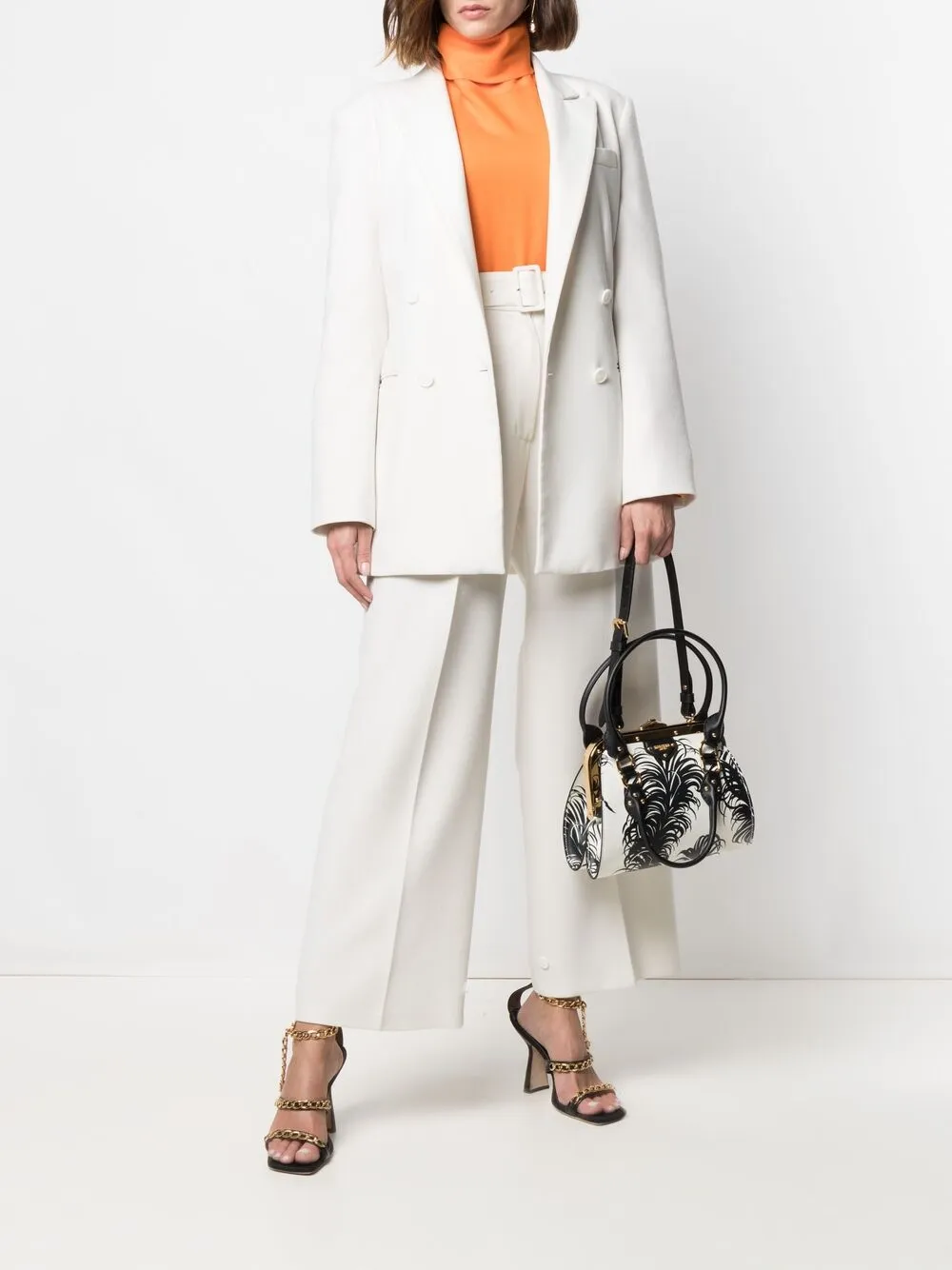 фото Moschino сумка-тоут с принтом