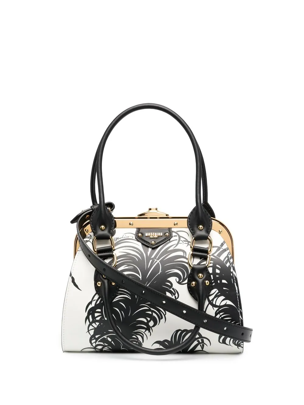 фото Moschino сумка-тоут с принтом