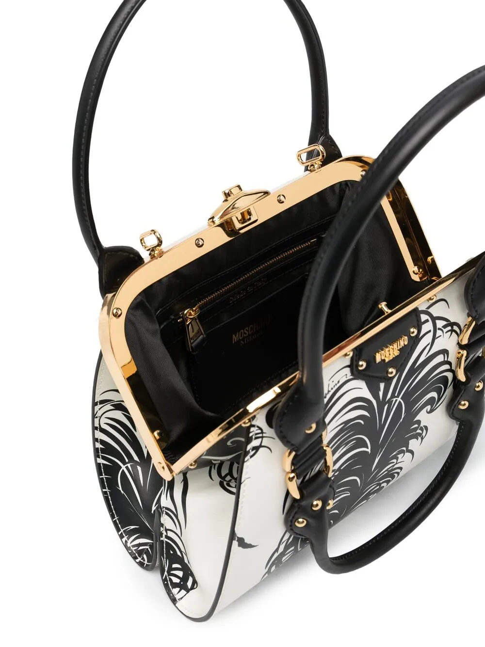 фото Moschino сумка-тоут с принтом