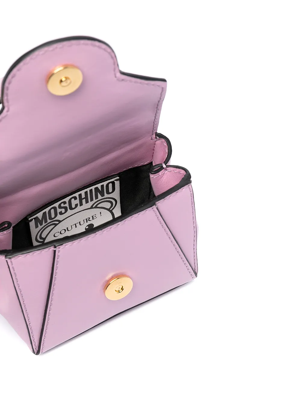 фото Moschino мини-сумка с нашивкой teddy bear