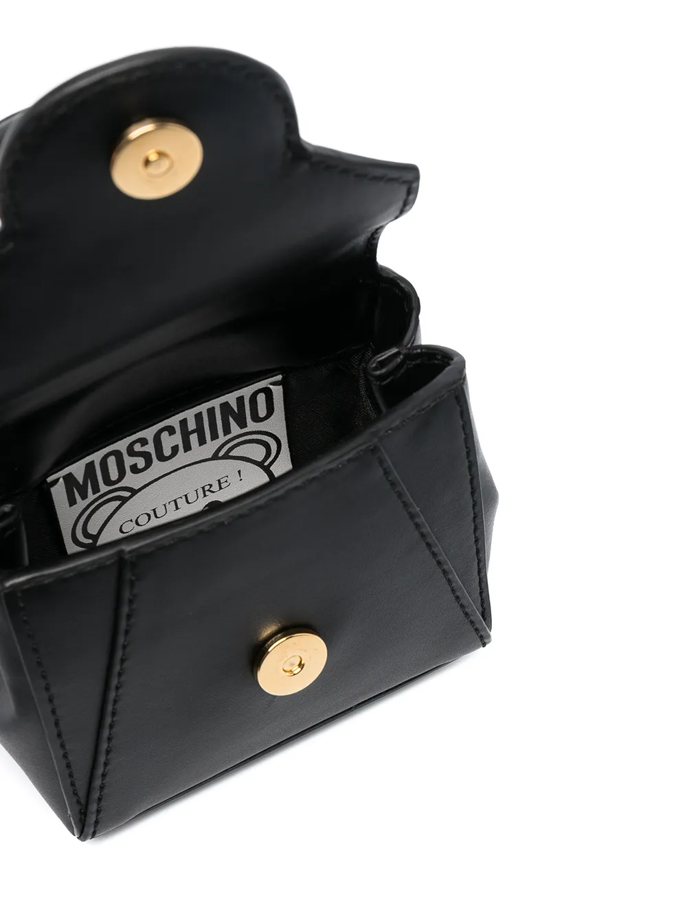 фото Moschino мини-сумка с нашивкой teddy bear