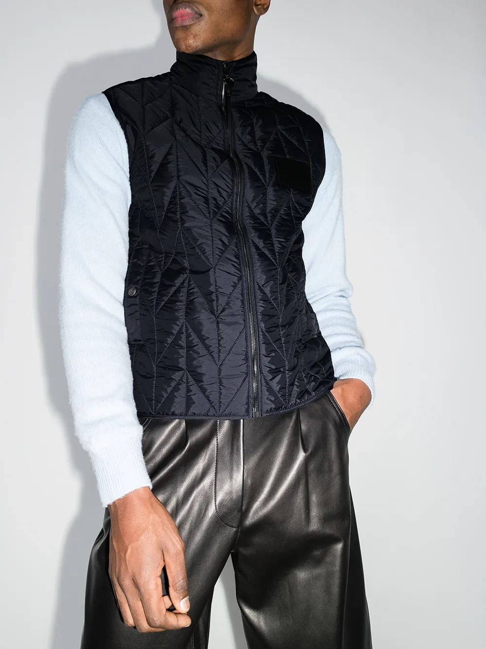 фото Salvatore ferragamo стеганый жилет