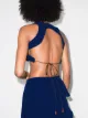 MAXIMILIAN cut-out tie-fastening bra