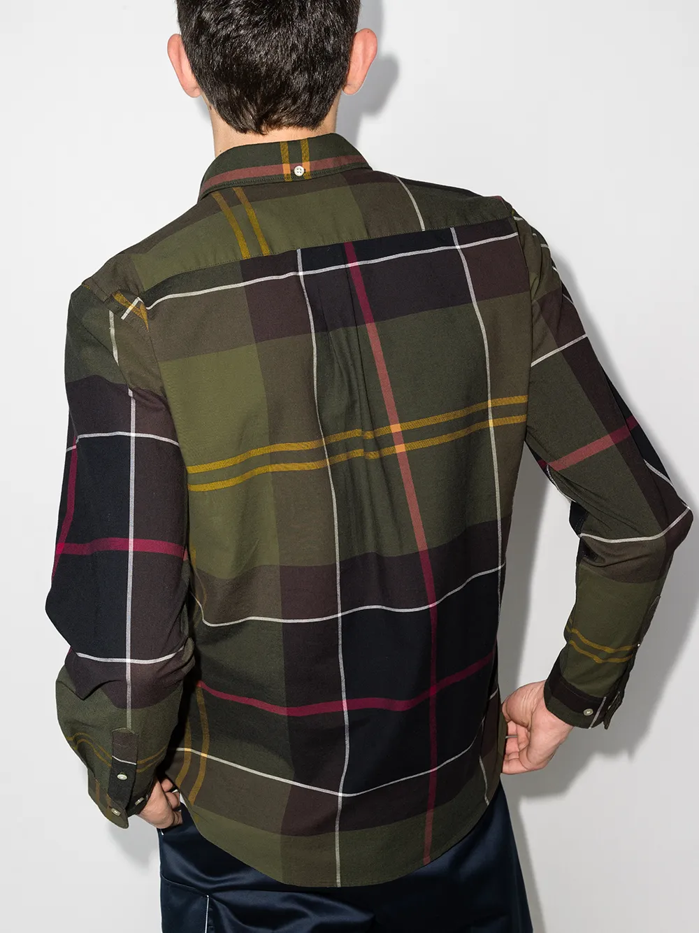 фото Barbour рубашка sutherland в клетку тартан