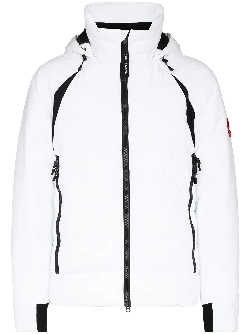 Canada Goose Mens Updated Hybridge Base Jacket In White