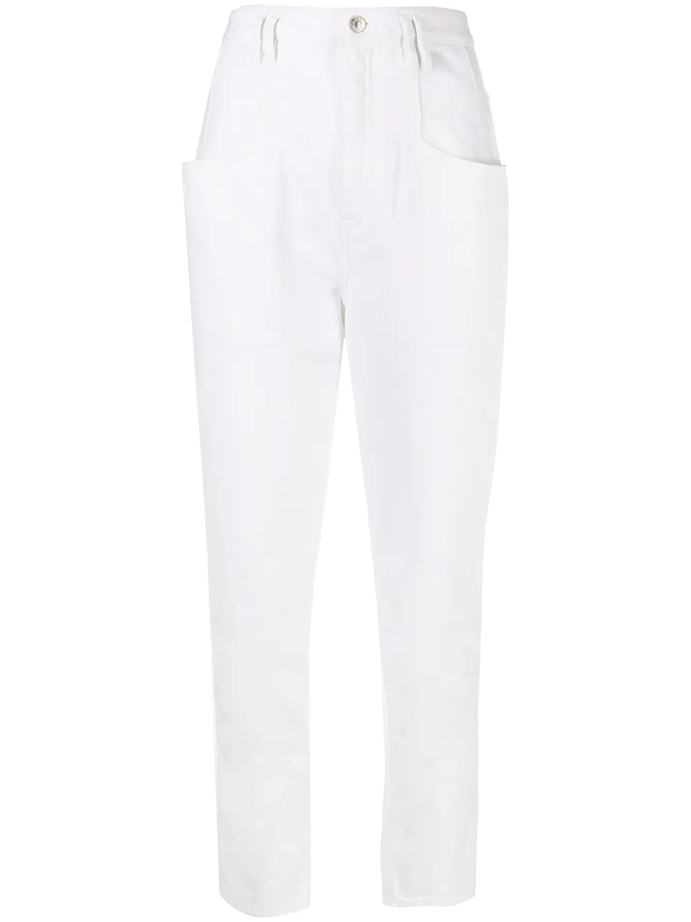 Isabel Marant Nadeloisa high-waisted jeans - White