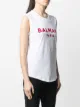 Balmain logo-print tank top