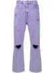 Image 1 of Ground Zero ripped-detail jeans