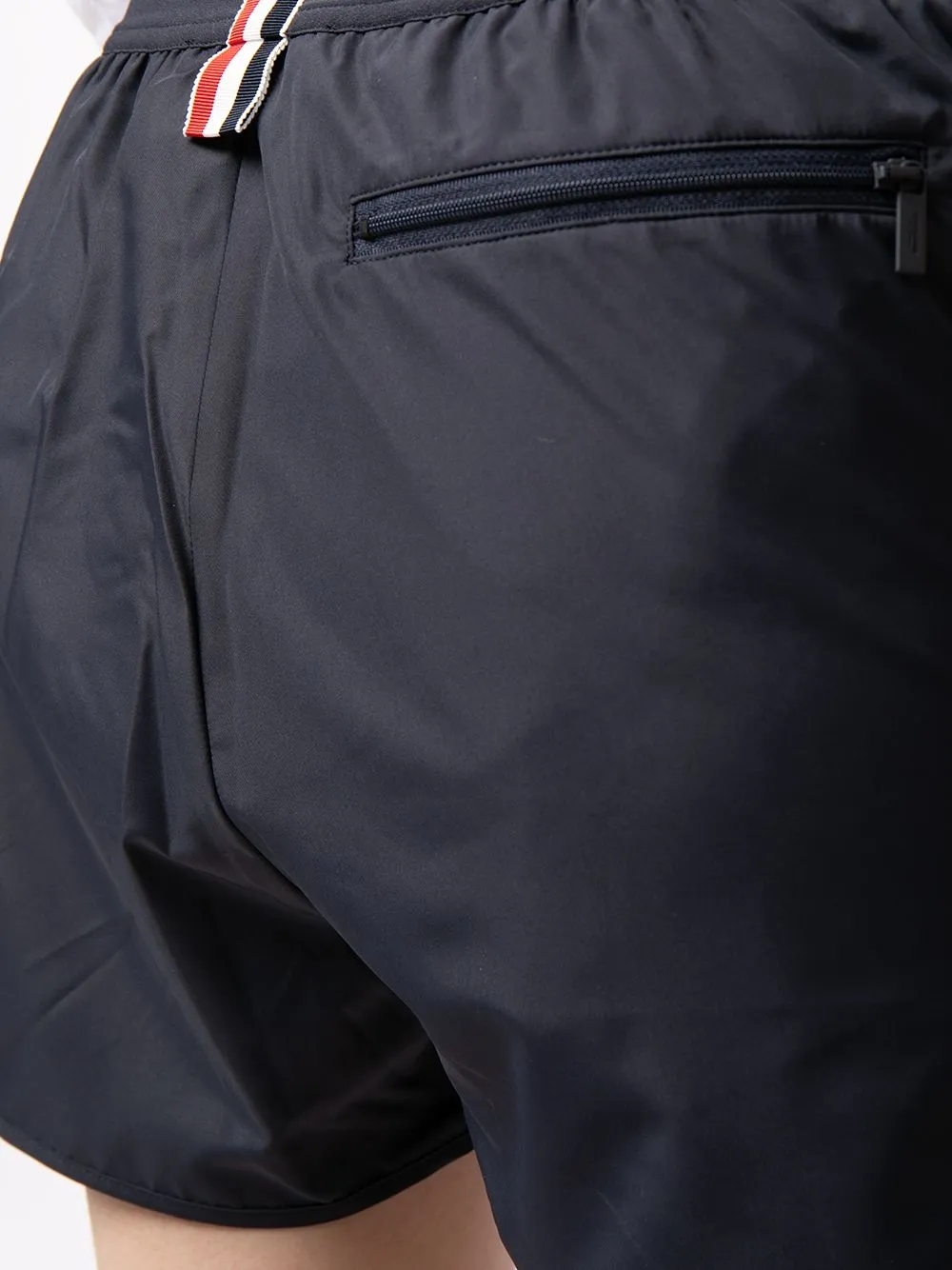 Thom Browne Flyweight Tech 4-bar Running Shorts In Blue