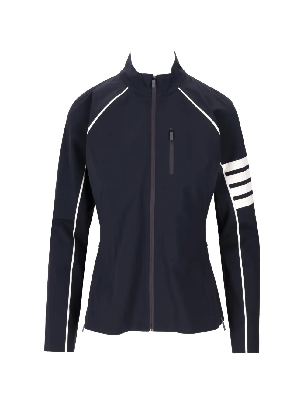 Thom Browne compression zip-up 4-Bar jacket · 40