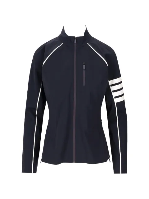 Thom Browne compression zip-up 4-Bar jacket