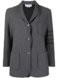 Thom Browne 4-Bar stripe twill sack jacket - Grey