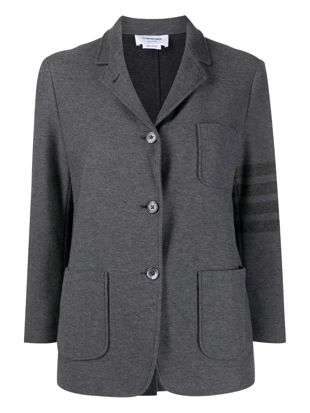 Thom Browne 4-Bar stripe blazer | Grey | Image 1