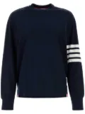 Thom Browne 4-Bar crew-neck sweatshirt - Blue