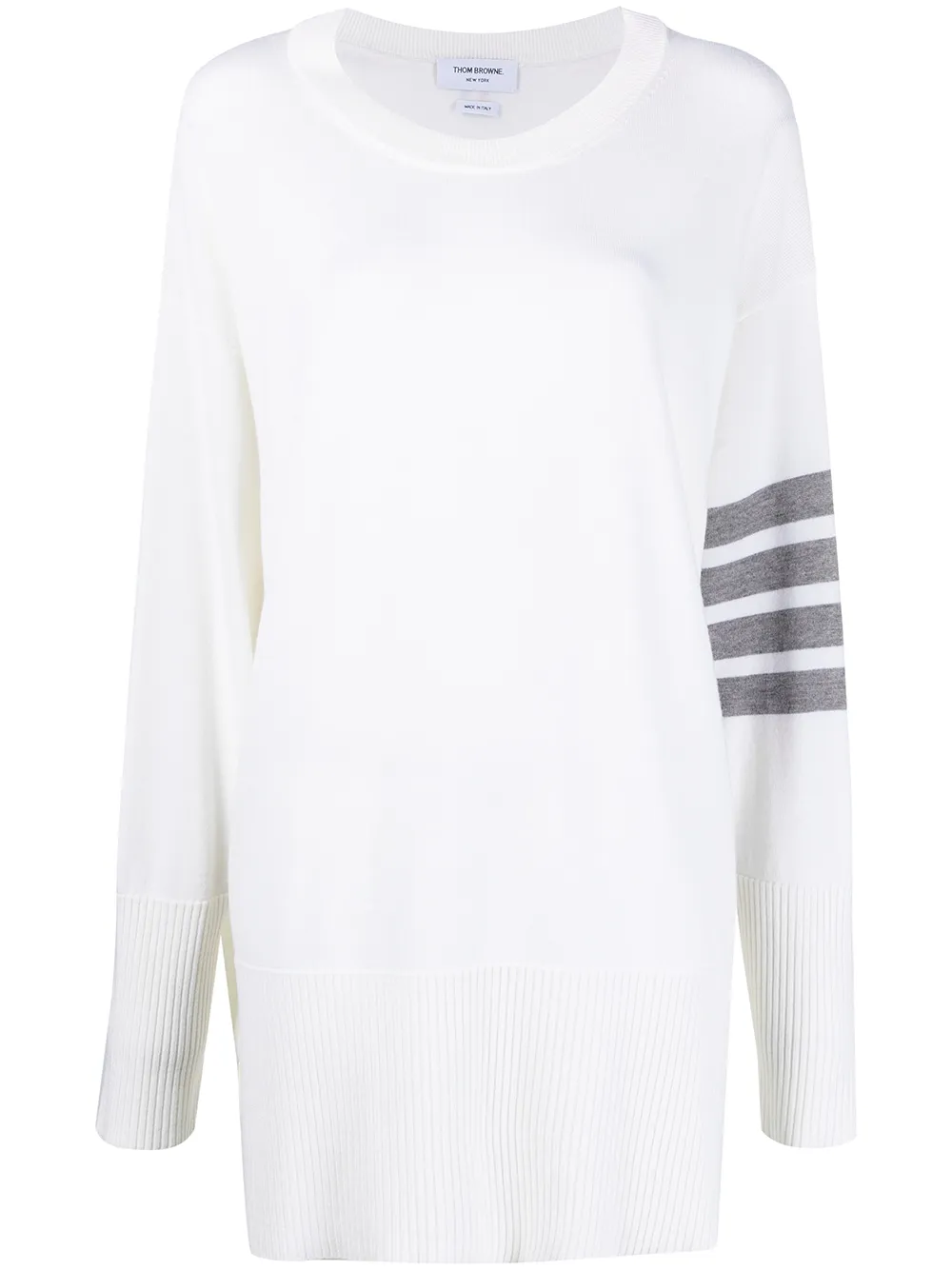 

Thom Browne suéter con motivo 4-Bar - Blanco