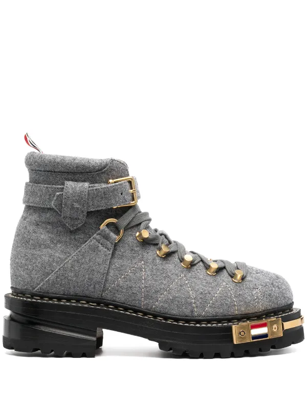 Low heel lace up boots clearance